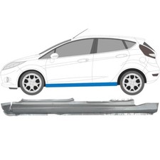 Für Ford Fiesta 2008-2017 5 Tür Voll Schweller reparatur blech Links