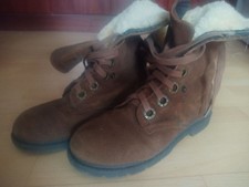 Boots Wildlederstiefel