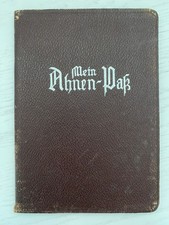 Ahnenpaß, Antiquariat, Ahnenpaß ist noch unbenutzt RNK-Verlag Berlin SW