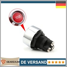 Auto Startknopf 12V 50A Zündung Starter Rot LED Auto Boot LKW 3pins