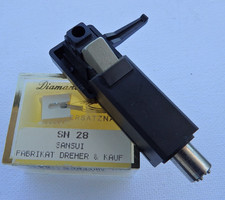 Sansui SV 28 Tonabnehmer System Headshell Version + Diamant Nadel SN 28 D&K
