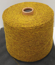 Wolle Garn Stricken weben| Bouclé gold gelb effekt  seide l  LACE garn 1kg|s01