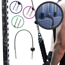 Stahlseil Ummantelt Für Fitnessgerät Gym Kabel 5-100m Fitness Drahtseil