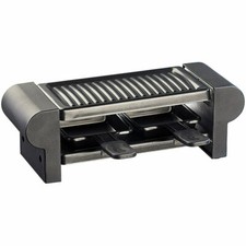 Raclette für 2 Personen, mit Grillaufsatz und heißem Stein, 350 Watt