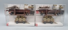 Landwirtschaft 1:87 Busch 4er Konvolut Traktoren Anhänger OVP #A272
