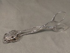vintage Gebäckzange - Hildesheimer Rose - 100er Silberauflage Nr.2