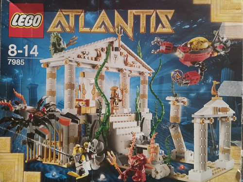 Lego atlantis tempel - lego, 7985