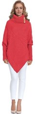 Merry Style Damen Poncho Mit