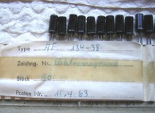 * * Für den Bastler/Restaurateur : 5 Stück AF134-138, TELEFUNKEN , NEU  * *