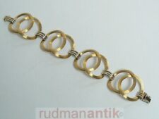 elegantes ARMBAND GOLD 585 GELBGOLD RINGE mit WEISSGOLD - punziert und signiert