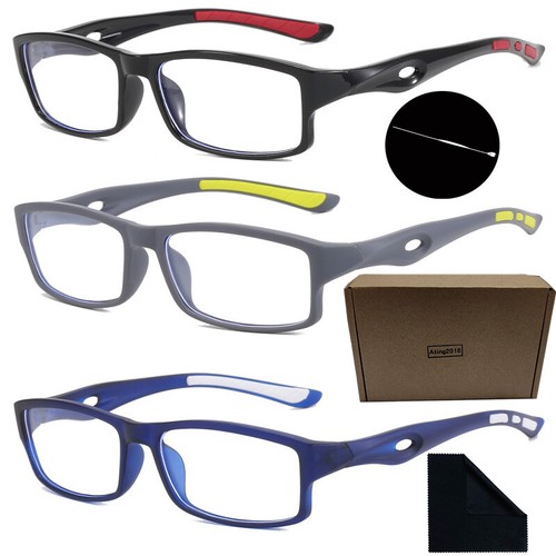 3er lesebrille rechteckig - lesebrille, pc