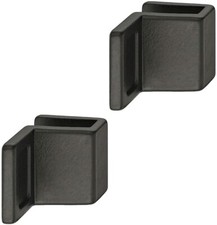 2x Glastürgriff Klemmgriff
