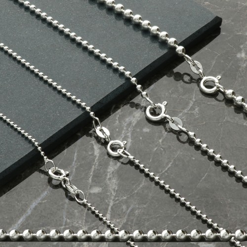 Sterling silber perlen kugel - silber,