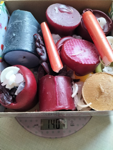 4kg kerzenreste wachsreste - 1,4kg,