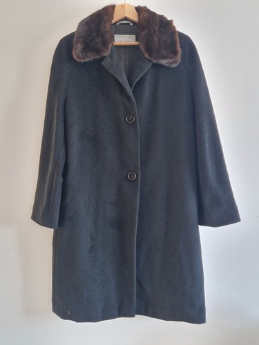 Max mara mantel schwarz - schwarz, 100%
