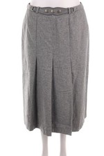 Ohne Label Midi-Falten-Rock XL Grau