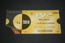 PUR Tour 1998 Konzertkarte