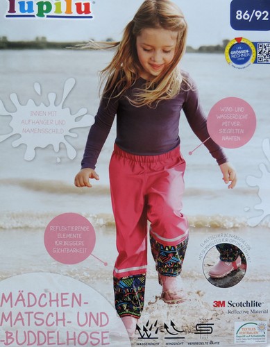 Mädchen regenhose matschhose - mädchen,