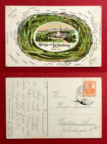 Litho rundblick vom - litho, ak
