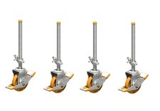 4x Layher Fahrgerüst