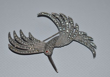Fliegender Kolibri Brosche 925