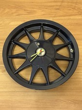 Hartge BMW Klassik Felgen Uhr Felge als Uhr Blaumetallic Junghans Werk