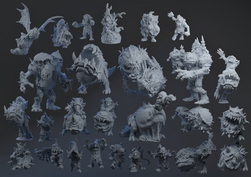Verschiedene goblin squig - verschiedene,