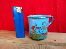 Mini Tasse Kinder alt Emaille