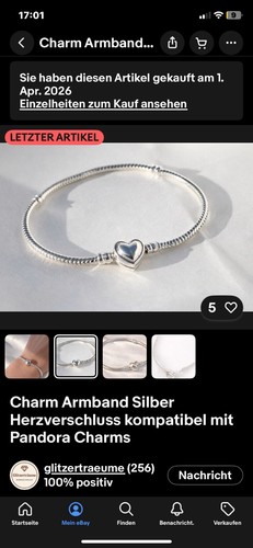 Charm armband silber - charm,