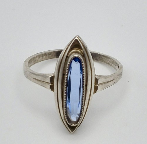 Alter aquamarin ring 835er - ring,