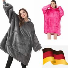 Deckenpullover Pullover Decke Kuschel Hoodie Oversize Unisex für Frauen Männer
