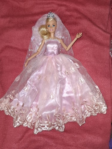 Barbie puppen kleid brautkleid - puppen,