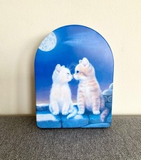 Blechdose Katzen im Mondschein