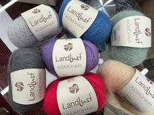 Lana Grossa LANDLUST Kidmohair, Mohair/Baumwolle,  25g ca. 225m, versch.Farben