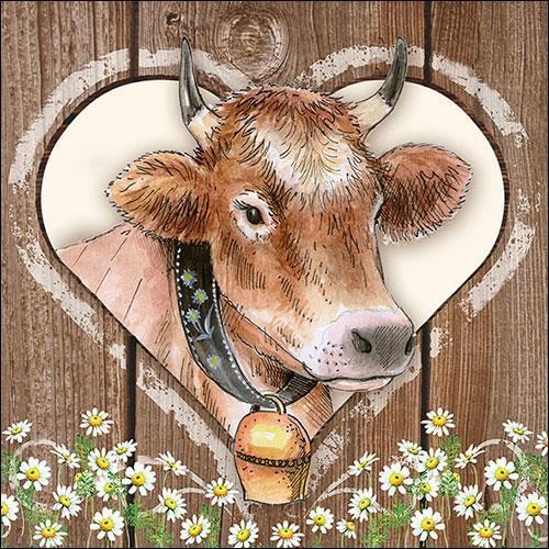 Servietten cow kuh im - 20,