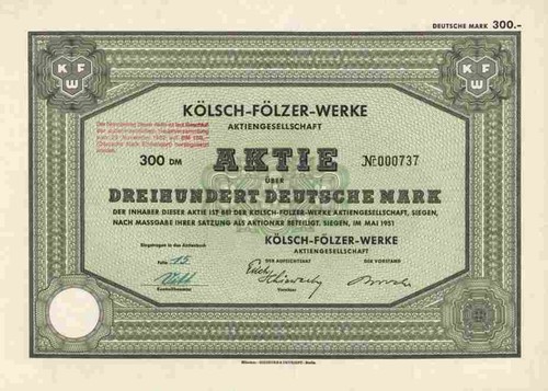 Kölsch fölzer 1951 siegen - kölsch,