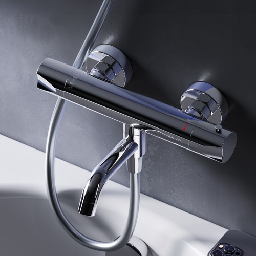 Duscharmatur thermostat - duscharmatur,