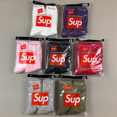 Supreme socken hanes crew 4er - supreme,