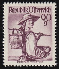 909 Freimarke Trachten 90 g