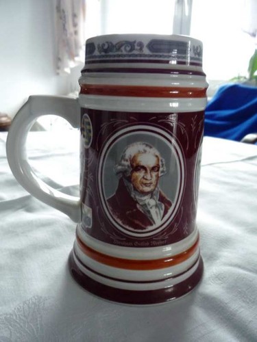 Bierkrug aus freiberger - aus,