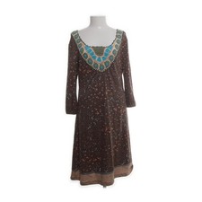 Container, Kleid, Größe: M, Braun/Mehrfarbig, Elasthan/Viskose, Damen -5ng