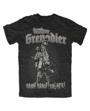 Panzergrenadier M2 T-Shirt Panzer,Drann Drauf Drüber,Tiger,BW,COD,Battle