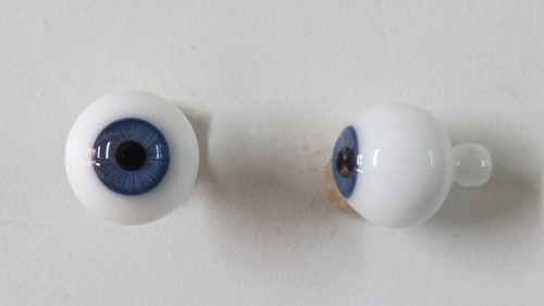Augen antike puppe blau 14mm - augen,