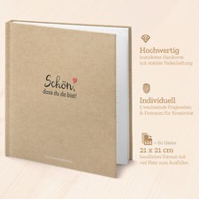 Hochzeit-Gästebuch mit Fragen