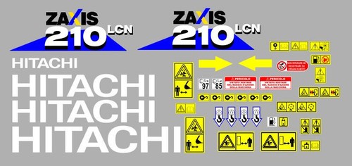 Hitachi zx210lcn aufkleber - zx210lcn-6,