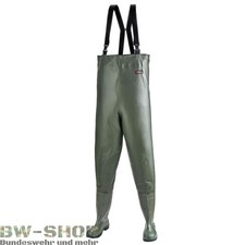ORIGINAL BUNDESWEHR WATHOSE OLIV BW HOSE STIEFEL ANGELHOSE JAGDHOSE GUMMISTIEFEL