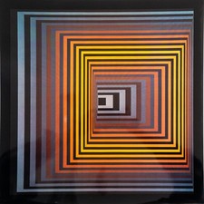 Vasarely Heliogravur aus