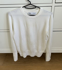 Pullover Zara  Wollweiss Gr. M
