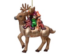 Christbaumschmuck Wichtel auf