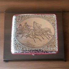 Antik Imperial Russian Niello 84 Silber Zigarette Hülle